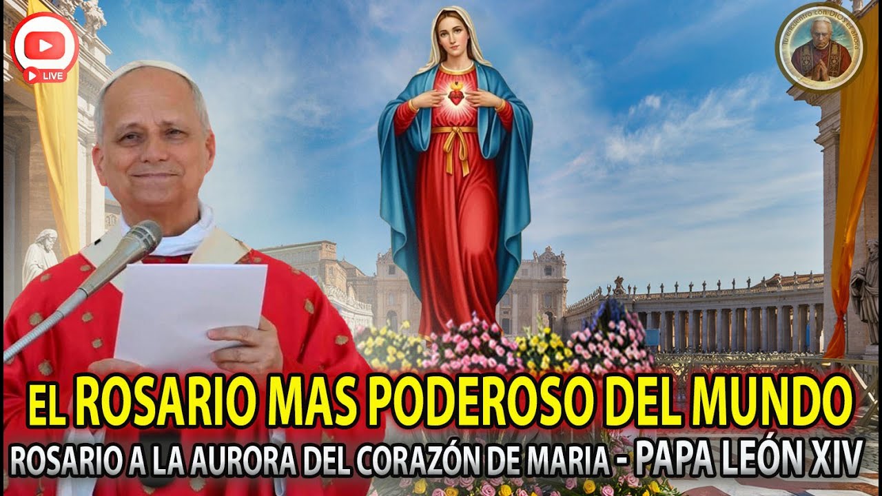 🔴 EN VIVO AHORA: Rosario a la Aurora del Sagrado Corazón de María | Milagros, Fe y Protección Divina