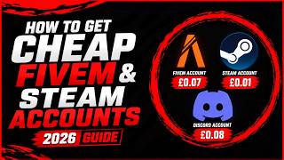 How to get Cheap FiveM Ready Rockstar Accounts & More (2026)