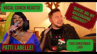 Vocal Coach Reacts! Patti LaBelle! This Christmas! Live! 