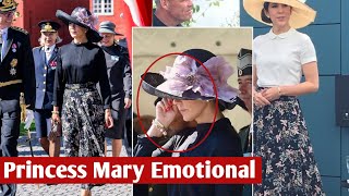 Princess Mary Become Emotional As She Joins Prince Frederik At Service For Soldiers On Flag Day