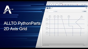 2D Axis Grid in ALLPLAN Engineering | Developed by ALLTO Pythonparts