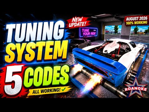 [TUNING SYSTEM] ROANOKE, VA DRIVING RP CODES [ROBLOX] *NEW* WORKING CODES 🚗🚨