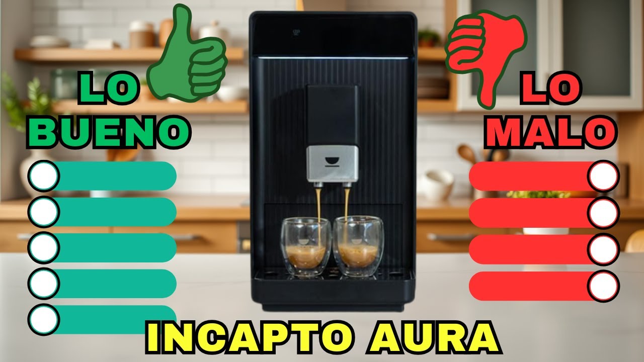✅ PROS y CONTRAS ❌ Cafetera Incapto AURA | Opinión