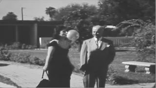 1950S Home Movie Of A Lady Blowing A Big Bubble Gum Bubble