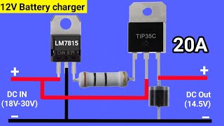 Make A Simple Battery Charger LM7815