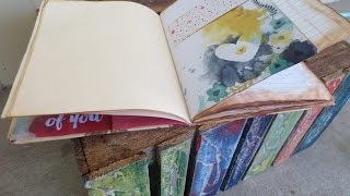 PROCESS VIDEO|| From Composition Book to Shabby Chic Journal