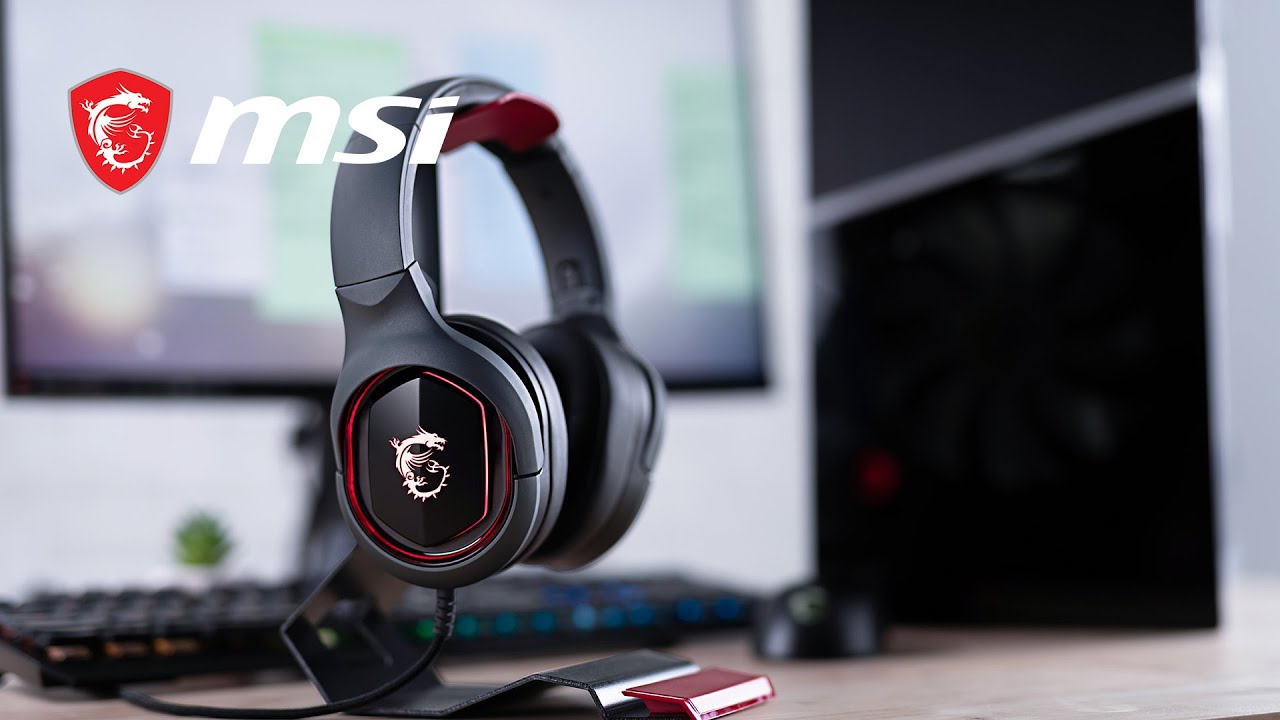 Casque Gaming MSI GH50 Immerse - Noir, Filaire USB, Micro Intégré