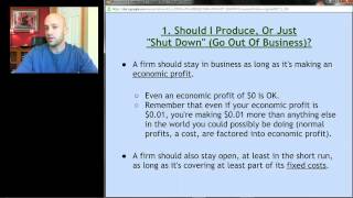 AP Micro: Unit 4 Screencast 2 - The Decision Process (Part 1)