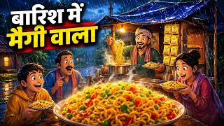 Poor Maggi Seller Fed a Hungry Man, Then What Happened... 😭 | Hindi Moral Story | Hindi Story | screenshot 5