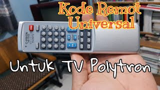 Cara Masukkan Kode Remot untuk TV Polytron