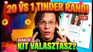 HAZETOMIKA Live Tinder 20vs1 Reackio
