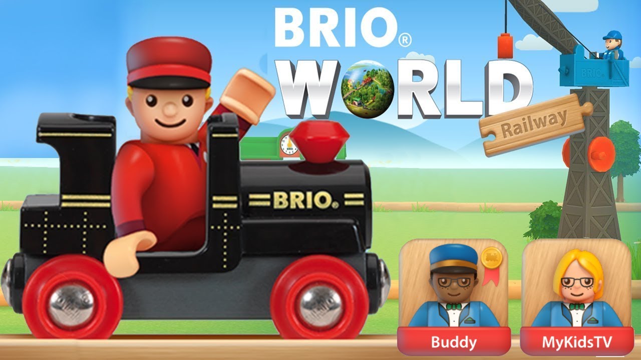 🚂 Train Game for Kids 🐱 BRIO World Railway 👮‍♂️ Train Game for