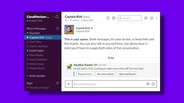 Easily request time off with Vacation Tracker for Slack!