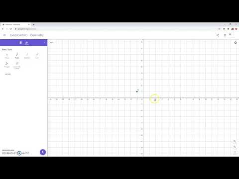 GeoGebra Basics - Plotting Points & Making Lines