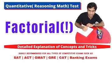 Factorial- Explanation of concepts,Trailing zeros, power of prime in n! | GMAT|GRE|CAT| Banking exam