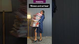 Meesho*Women Trendy Cord Set Haul || Cheapest Haul #short #shortviralvideos #youtube