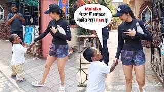 Malaika Arora Spotted At Yoga Cl In Bandra She Was Seen Shaking Hands With Fan