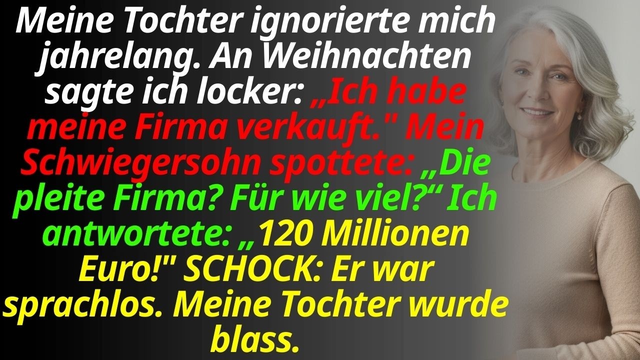 An Heiligabend, als meine Tochter Paula mich seit fünf Jahren kein einziges Mal besucht hatte, lud sie mich endlich wieder zum Essen ein. Ihr Mann Reiner blickte auf meine Hände und fragte...