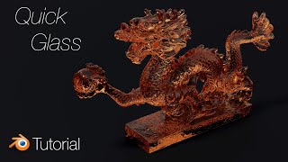 282 Blender Tutorial Quick Glass free Dragon Model