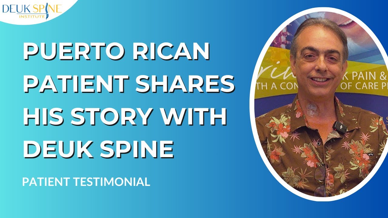 Пациент из Пуэрто-Рико избежал операции по сращению шейных позвонков благодаря лазерной коррекции...