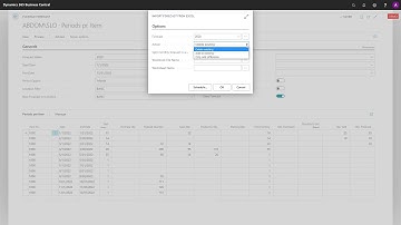 ENG20090448 Importing the Forecast from Excel into Business Central
