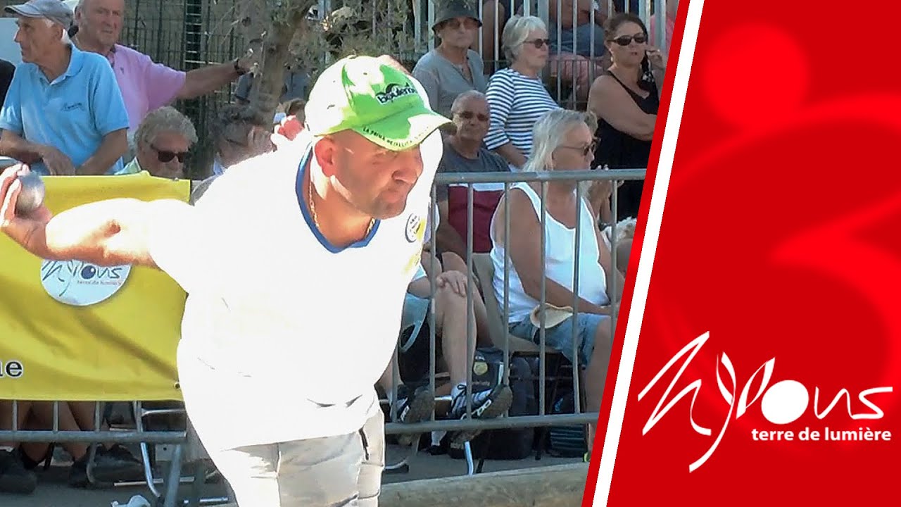 Miniature : Demi-finale BAUER vs CLAUDI : International à pétanque triplette de Nyons 2023