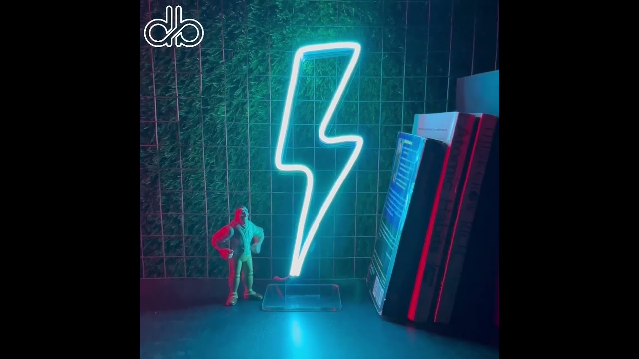 Lighting Bolt Neon Sign⚡