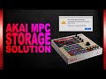 Ultimate storage solution save 95 of disk space on akai mpc with audio tracks  akai mpc tutorial