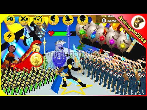 NEW SUMMON XIPHOS WRATHNA SPEAROS Vs ALL PHASES FINAL BOSS Stick War Legacy Mod Animugen2048