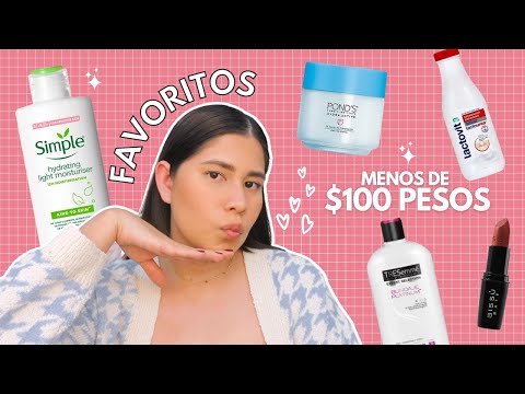 FAVORITOS POR MENOS DE  $100 MXN  ✨ SKINCARE, CABELLO, CUIDADO CORPORAL 🦋 MAQUILLAJE