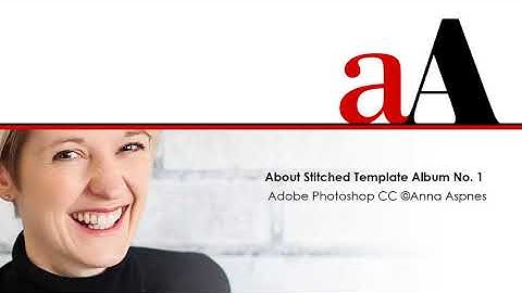 Stitched Template Album for Digital Scrapbooking, Photography and Photobooks