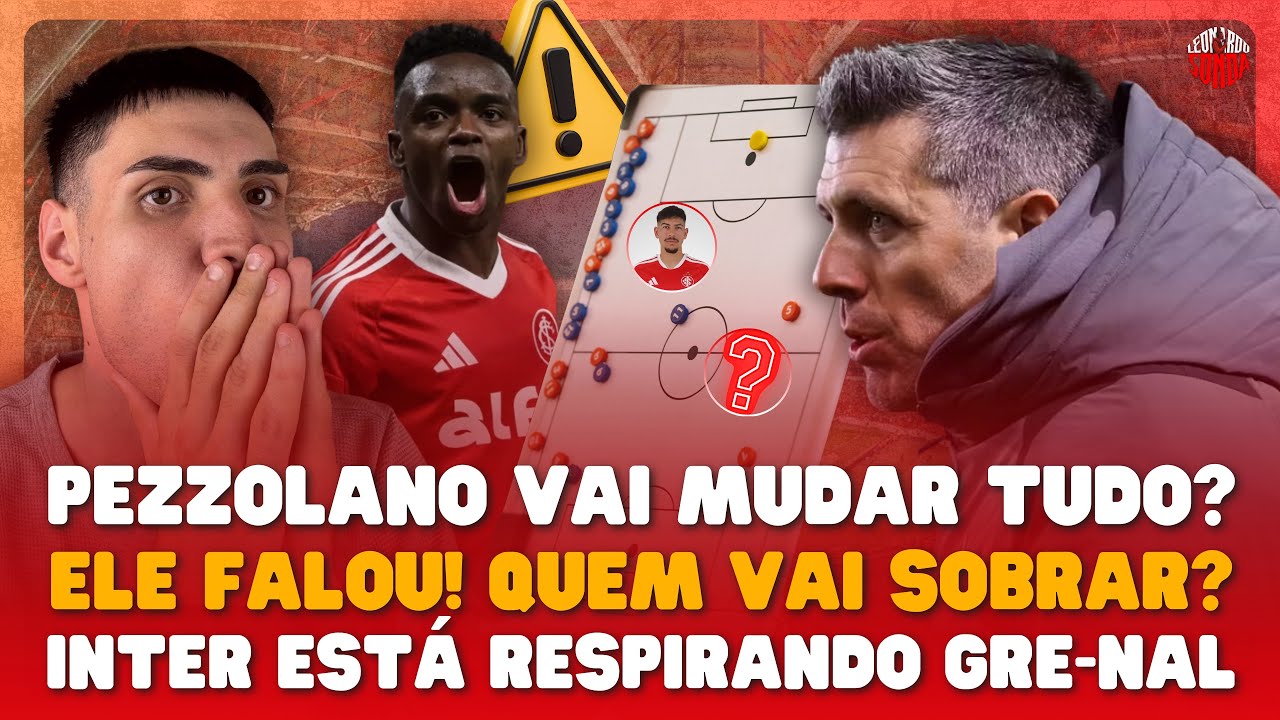 🚨 INTER: PEZZOLANO MUDA ESTRATÉGIA? QUEM VAI PRO BANCO? | HOMENAGEM OFICIAL E DEMORA NOS REFORÇOS!