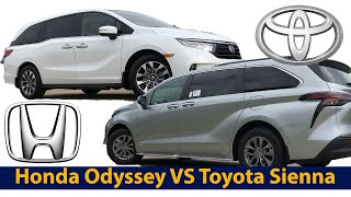 Honda Odyssey VS Toyota Sienna - A Look At The High Points