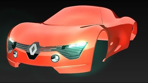 RENAULT DEZIR - Car Modeling  - Autodesk Alias Autostudio - Part 1