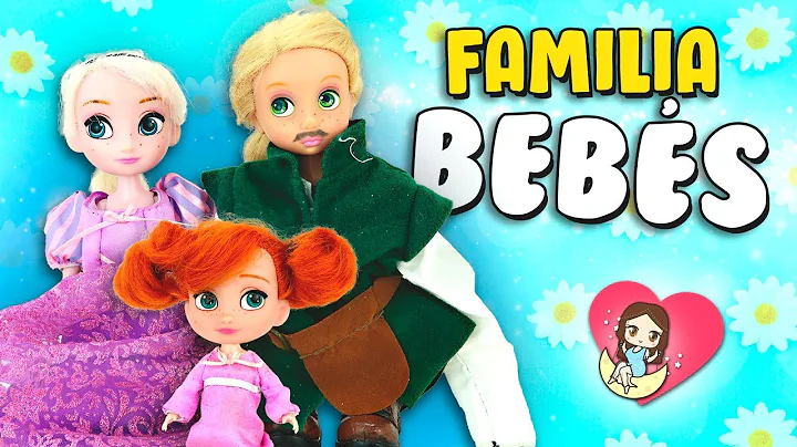 Las bebs Rapunzel, Elsa y Anna juegan a PAPS y MAMS!
