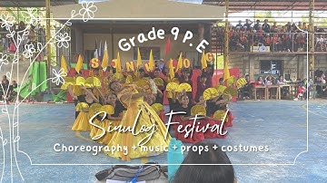 Grade 9 Sinulog Festival Dance Performance Task in P.E