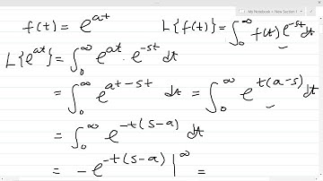 Laplace Transforms ( Tutorial 1 )