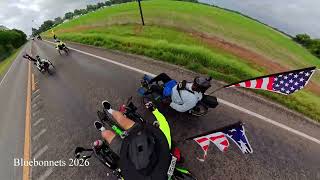 Riding Recumbent Trikes at Bike The Bluebonnets Dallas 2026