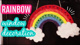 Rainbow Window Decoration Craft Ideas