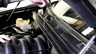 How to REMOVE WINDSCREEN WIPER COWL PANEL | Maserati Quattroporte M139 2006 Maserati Quattroporte Car Cover