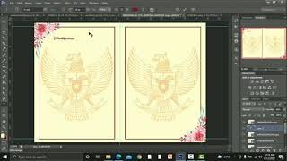Tutorial Membuat Undangan Pernikahan_Konsep Buku Nikah | Adobe Photoshop