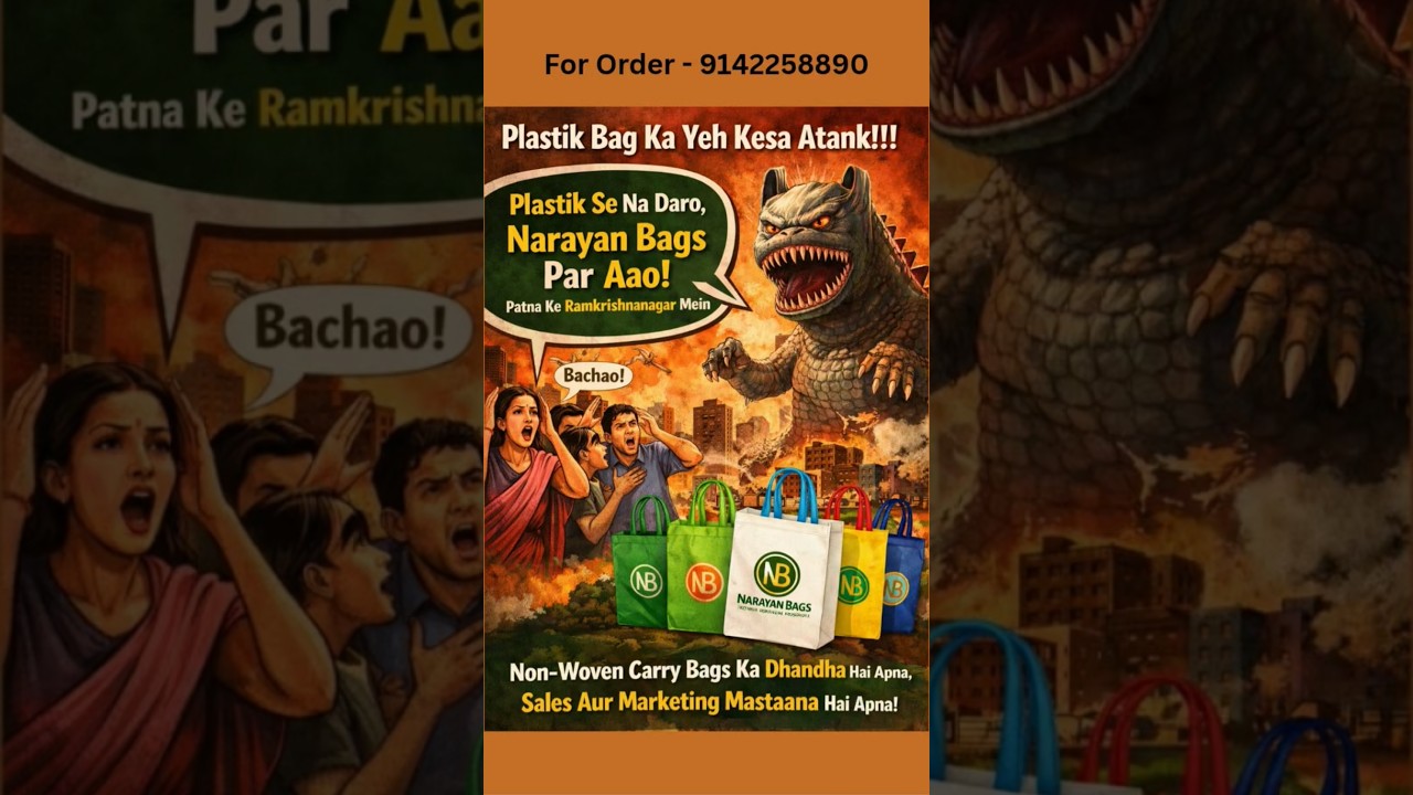Plastic se Pareshan? Solution Hai - Narayan Bags | Eco - Friendly Carry Bag Patna 