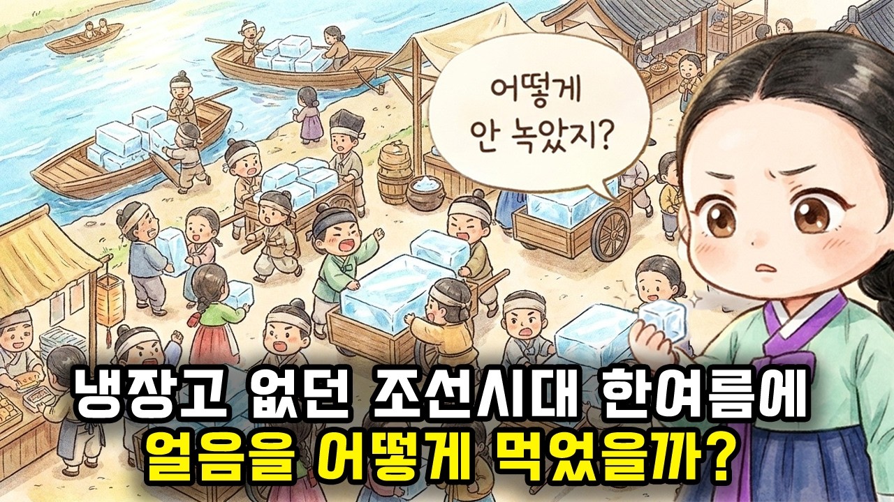 냉장고 없던 조선, 여름에 얼음을 어떻게 먹었을까?
