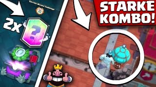EISGOLEM BALLON OP! | 12 SIEGE + 3 LEGENDARY CARDS! | ELEKTRO MAGIER! | CLASH ROYALE DEUTSCH