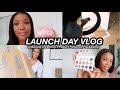 LAUNCH DAY VLOG: INVENTORY UNBOXING, PRE-LAUNCH PREP, PRODUCT PICTURES, PACKAGING!