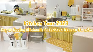 Kitchen Tour Home Tour 2023 | Simple Minimalist Yellow Kitchen Size 3m x 3m screenshot 2