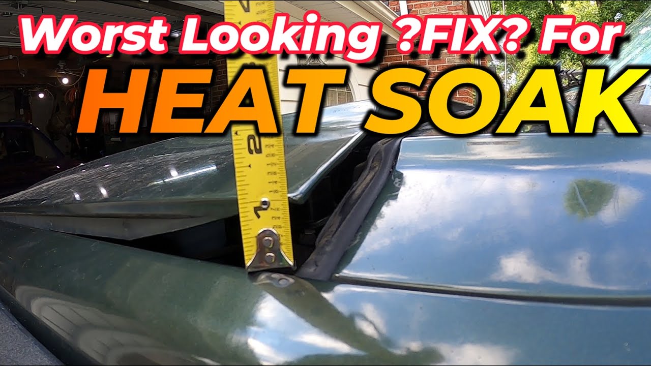 Jeep CherokeeXJ Hood Spacers for Heat Soak YouTube