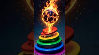 🔥 Satisfying Stack Ball 3D Gameplay | Perfect Fire Mode Combo 💫 #shorts #stackball