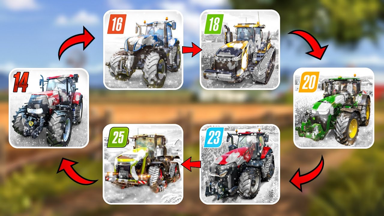 Fs14 Vs Fs16 Vs Fs18 Vs Fs20 Vs Fs23 Vs Fs25 | Winter Season Gameplay ...