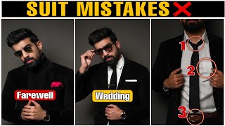 Suit Mistakes❌*CORRECT WAY To wear Suit* Black Suit| Men Suits| How to Wear a Suit | Suit Fitting